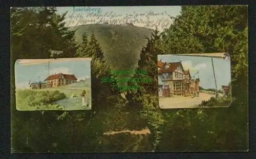 139079 AK Inselsberg 1905 Hotel Gasthaus Rabattmarke Naumburg Rabatt Spar Verein