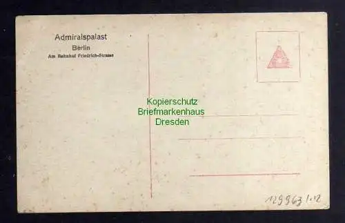 129963 AK Berlin Fotokarte Admiralspalast Eis Arena am Bahnhof Friedrichstrasse