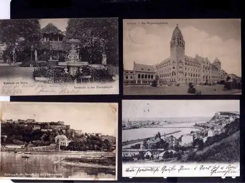 130293 8 Ansichtskarte Coblenz Koblenz Trinkhalle 1903 Ehrenbreitenstein Festhalle Denkmal