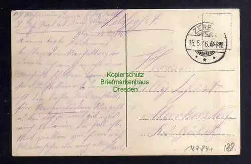 127841 AK Glogau Glogow Lerchenberg Baracken Kantine 1916 Feldpost Kasino