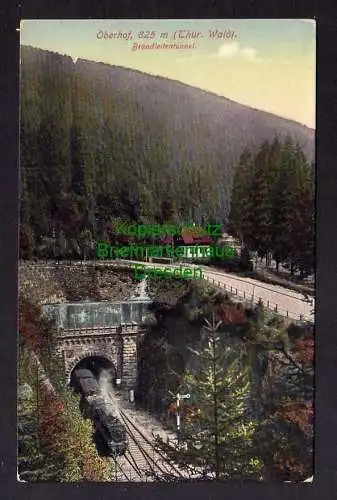 121371 AK Oberhof Brandleitentunnel Eisenbahn Zug um 1920