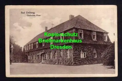 118425 AK Bad Driburg Deutsches Haus 1941 Gasthaus Restaurant