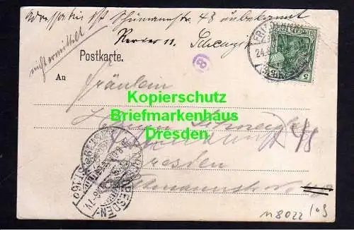 118022 AK Friedland Bz. Breslau 1907