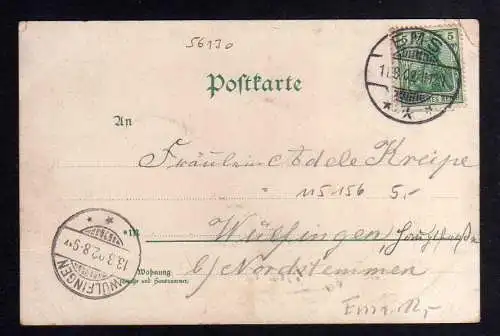 115156 AK Bad Ems Panorama 1902