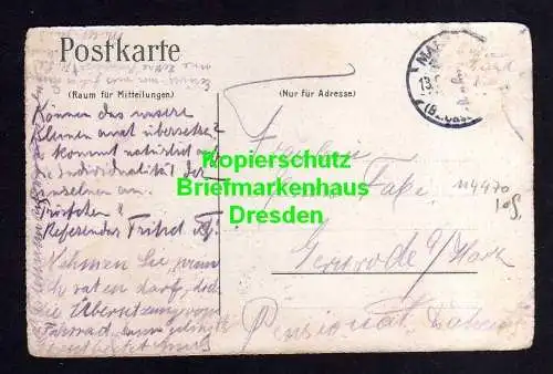 114470 Ansichtskarte Studentika Marburg um 1920 Fridericiana sei´s Panier