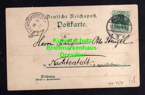 114754 AK Schmalkalden Litho 1903 Lutherhaus Postamt Stadt Kirche