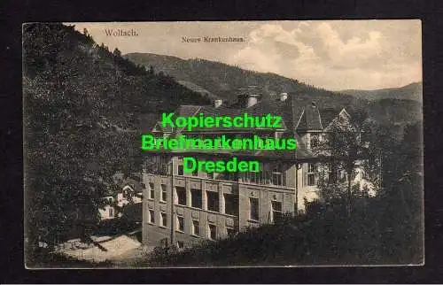 114156 Ansichtskarte Wolfach um 1920 neues Krankenhaus