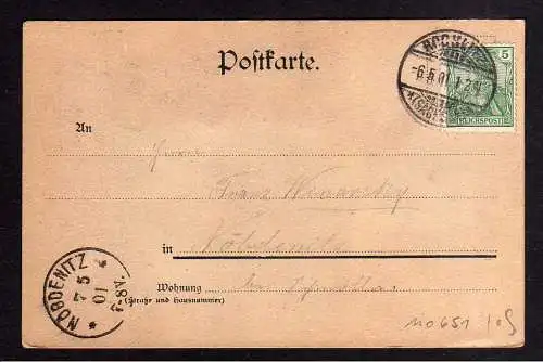 110651 AK Königsfeld Sachsen Gasthof Vergissmeinnicht bei Rochlitz 1901