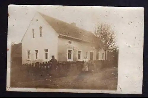 111046 Ansichtskarte Schwepnitz Wohnhaus 1922  Fotokarte