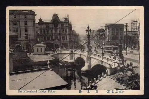 110770 Ansichtskarte Tokio Tokyo Japan The Nihonbashi Bridge Brücke um 1915