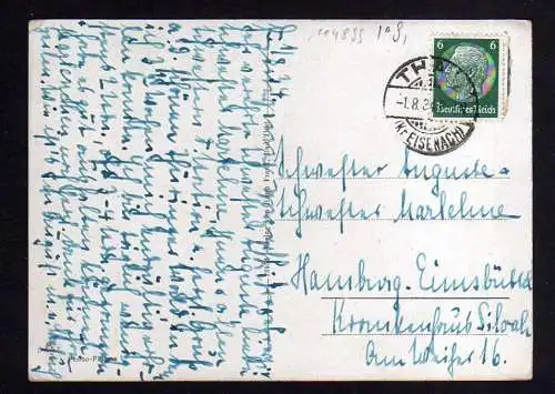 104899 Ansichtskarte Bad Thal bei Eisenach 1934