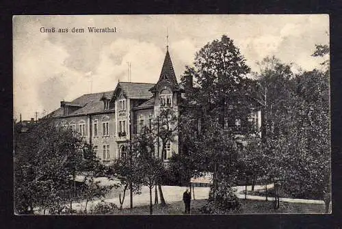 105379 Ansichtskarte Niederwiera Gasthof zum Wierathal 1930