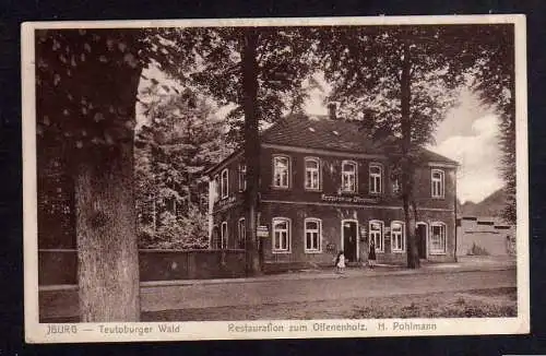 100790 Ansichtskarte Iburg Teutoburger Wald Restaurant zum Offenenholz H. Pohlmann