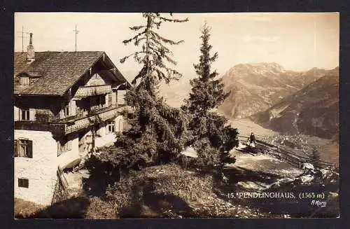 100506 AK Pendling 1929 Pendlinghaus Fotokarte Tirol