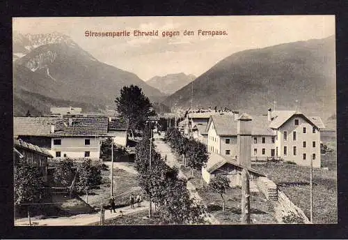 100626 Ansichtskarte Ehrwald Tirol gegen den Fernpass 1913