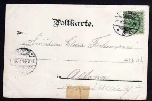 77719 AK Dortmund Vehmlinde Fredenbaum Kronenburg 1899 Litho