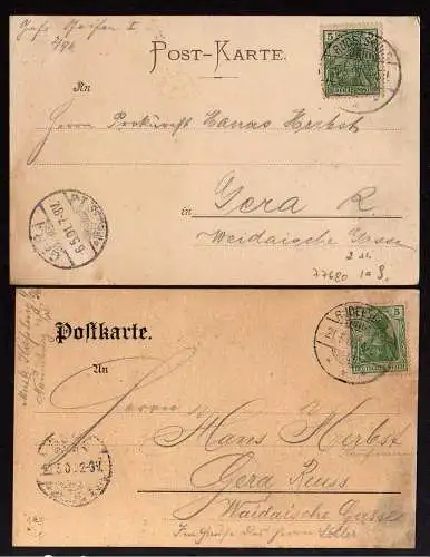 77680 2 AK Rudelsburg 1896 1901 Künstlerkarte