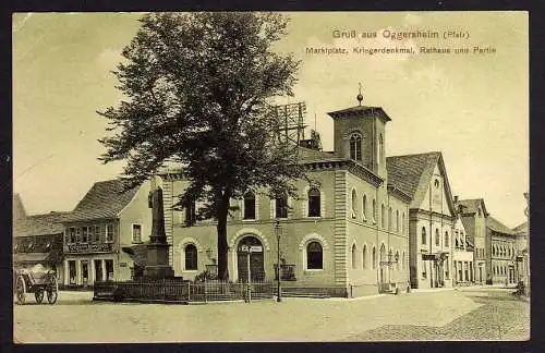 73946 AK Oggersheim Erstes und Allerbilligstes Consumgeschäft Markt 1916