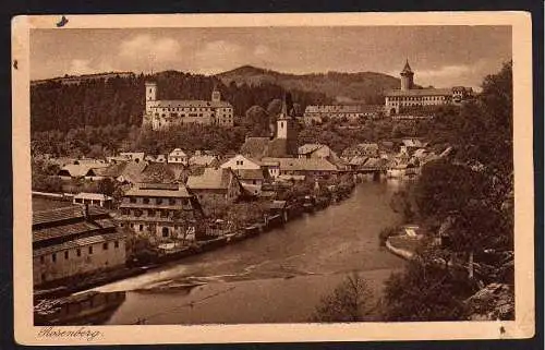 49017 AK Rosenberg Südböhmen Rozmberk nad Vltavou Böhmerwald