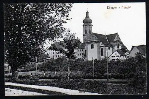 40210 AK Ehingen Convict Konvict Konvikt 1913