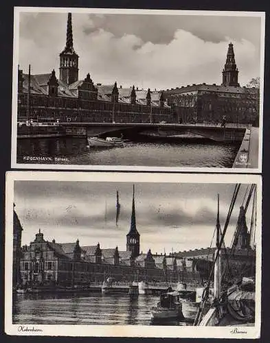 40040 6 AK Kopenhagen Kobenhaven Borsen Christianshavn`s Vold 1933 Vesterbrogade