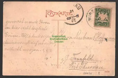 36644 AK Wirsberg im Fichtelgebirge von der Theresienhöhe 1907