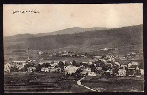 36698 AK Wilthen Panorama 1907