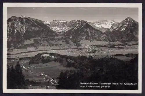 34090 AK Tiefenbach b. Oberstdorf Allgäu 1932 Landhaus Barenthin, gelaufen