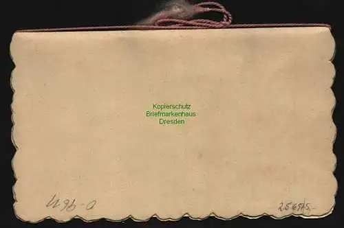 25697 AK Kirche zu Nieder Lungwitz Taufkärtchen Zur Taufe Anna Reimann 1905