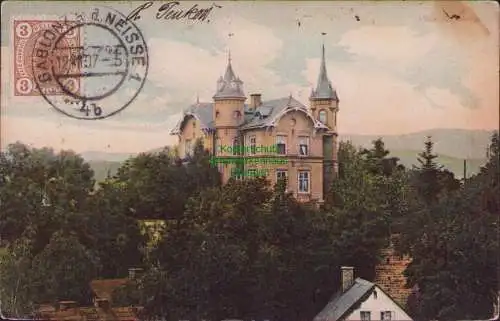 171028 AK Deutsch Böhmen Jablonec nad Nisou Gablonz an der Neiße 1907 Villa