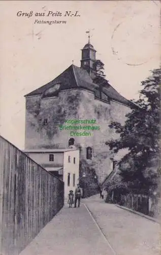 170189 Ansichtskarte Peitz N.-L. Festungsturm 1926