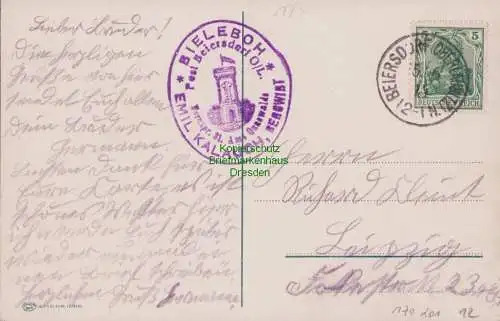170201 AK Blick über Beiersdorf 1914 Bieleboh Aussichtsturm