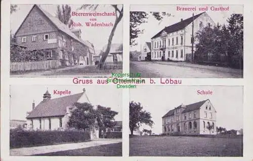 170040 AK Ottenhain Kottmar bei Löbau 1911 Brauerei Gasthof Beerenweinschank