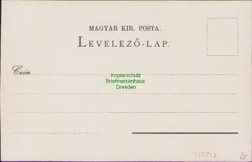 158842 AK Kassarol Litho um 1900 Ungarn
