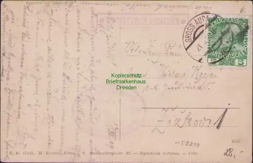 158818 AK Riesengebirge 1908 Schwarzschlagbaude Gross Aupa