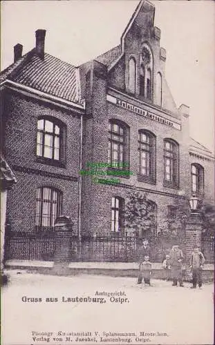 159086 AK Lautenburg Wpr. Lidzbark 1906 Königliches Amtsgericht