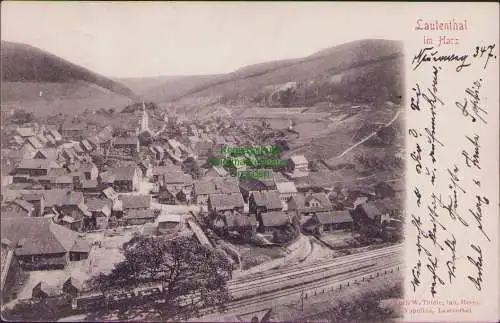 158895 AK Lautenthal im Harz 1905 Panorama