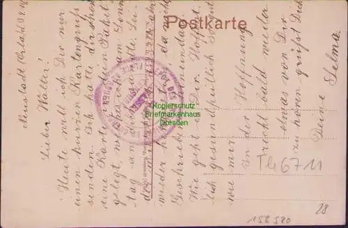 158520 AK Moderwitz bei Neustadt an der Orla 1919 Rittergut Bürgermeisteramt