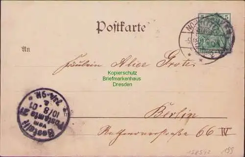 158542 AK Obehlischken Opr. 1901 Selenzowo  Kirche Schule Pfarrhaus Gasthaus