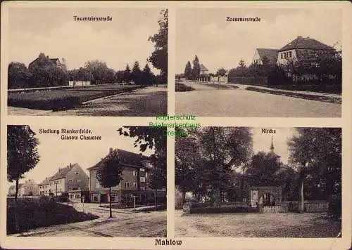 158508 AK Mahlow um 1935 Tauentzienstraße Zossenerstraße Siedlung Blankenfelde