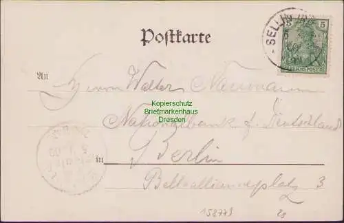 158779 AK Ostseebad Sellin Insel Rügen 1900 Totalansicht