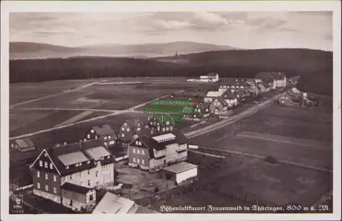 158803 AK Frauenwald in Thüringen um 1935 Fotokarte Luftbild