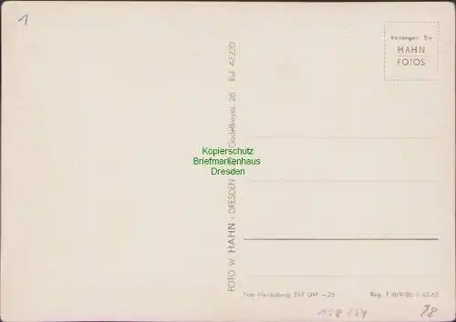 158254 Hahn Foto AK 1 Dresden 13507 extrem seltene Aufnahmen Ruinen Zerstörung