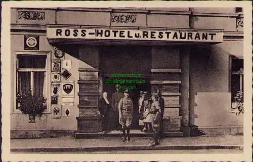 157618 Ansichtskarte Naumburg Saale 1933 Kronprinz Wilhelm im Hotel schwarzen Roß 1933