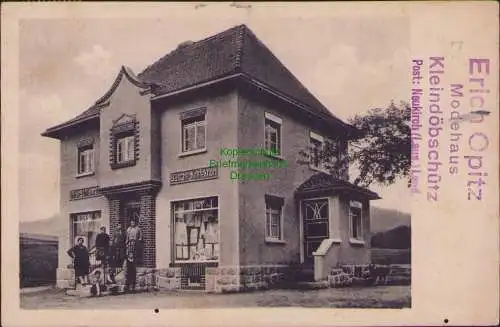 157697 AK Kleindöbschütz i. Sa. bei Obergurig 1933 Modehaus Opitz Mönchwalde