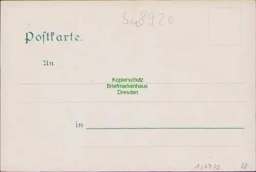 157773 AK Niesky Litho u 1900 Gasthof der Brüdergemende Knabenanstalt Pädagogium