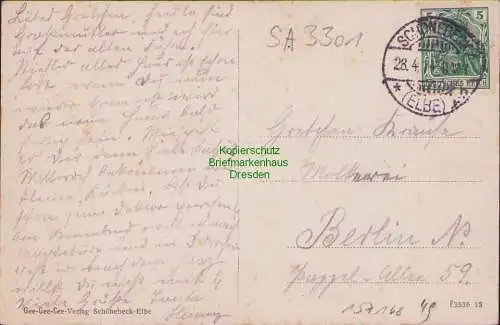 157168 AK Plötzky Schönebeck Elbe 1914 Gasthaus Alte Fähre