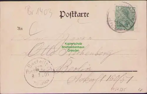 157335 AK Birkenwerder Bez. Postsdam Restaurant zum Bodensee 1901