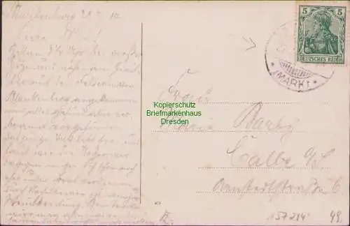 157214 AK Blankenburg Mark Berlin 1914 Colonialwaren Geschäft Str. Gartensparte