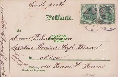 154908 AK Boppard Litho Künstlerkarte 1903